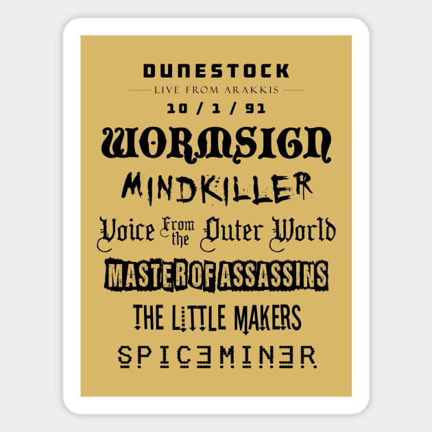 Dunestock Magnet by GeekTragedy